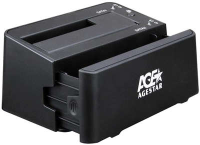 Док-станция для HDD AgeStar 3UBT3-6G SATA III пластик черный