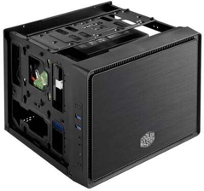Корпус COOLERMASTER Elite 110A, черный, mini-ITX, Без БП (RC-110A-KKN1)