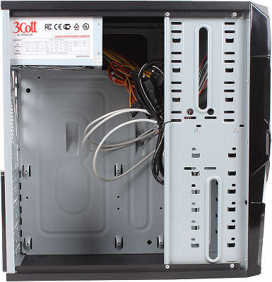 Корпус 3Cott 3C-ATX111G "Viking" для игрового компьютера, ATX, блок питания 500 Вт, выходы USB 2.0x2, аудиовых