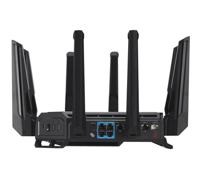 Роутер ASUS GT-BE19000//802.11 a/b/g/n/ac/ax/be, 2,4 + 6 gGz, black