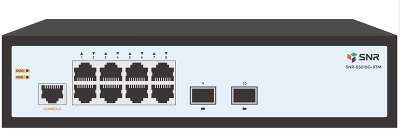 SNR SNR-S5010G-8TM Управляемый коммутатор уровня 2, 8 портов 10/100/1000Base-T, 2 порта 1/2.5G SFP, встроенный БП ~220V AC