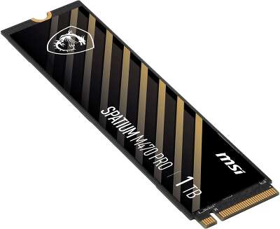 Накопитель SSD PCIE 4.0 NVME M.2 1TB SPATIUM M470 PRO 1TB MSI