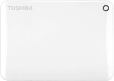 Внешний диск 1 ТБ Toshiba Canvio Connect II USB 3.0, White [HDTC810EW3AA]