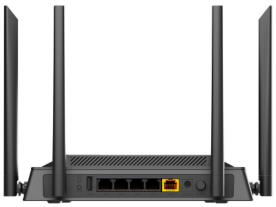 Роутер D-Link Беспроводной двухдиапазонный маршрутизатор AC1300 Wave 2, 1x1000Base-T WAN, 4x1000Base-T LAN, 1хUSB, 3G/LTE, 4 внешние несъемные антенны 5 дБи