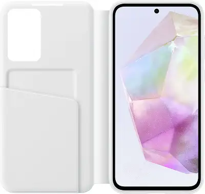 Чехол (флип-кейс) Samsung для Samsung Galaxy A35 Smart View Wallet Case A35 белый (EF-ZA356CWEGRU)