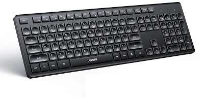 Клавиатура беспроводная UGREEN KU004 (35734) Wireless 2,4G Keyboard. Цвет: черный