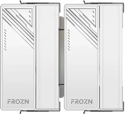 Cooler ID-Cooling FROZN A620 PRO SE ARGB WHITE Soc-AM5/AM4/1200/1700/1851 серебристый/белый 4-pin 15-27.2dB Al+Cu 260W 1190gr Ret 