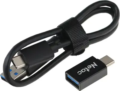 Накопитель SSD Netac USB-C 1TB NT01Z9-001T-32BK Z9 черный