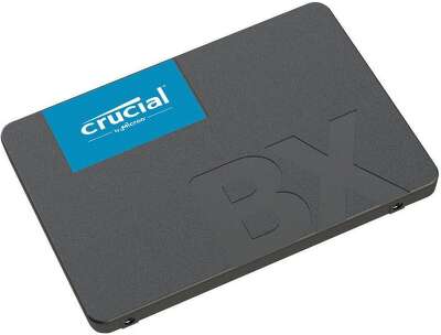 Твердотельный накопитель SSD Crucial BX500 CT240BX500SSD1 240GB 2.5" Client SATA 6Gb/s, 540/500, MTBF 1.5M, 3D TLC, 80TBW,0.31DWPD, RTL/Bulk  (787323) {100}