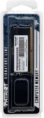 Модуль памяти DDR5 SODIMM 8Gb DDR4800 Patriot Memory (PSD58G480041S)
