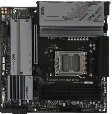 Материнская плата Gigabyte B650M GAMING X AX Socket AM5 AMD B650 4xDDR5 mATX AC`97 8ch(7.1) 2.5Gg RAID+HDMI+DP