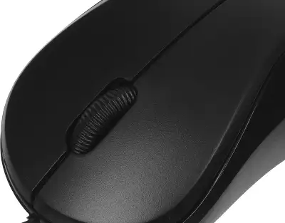 Мышь Оклик 115SR черный оптическая 1000dpi USB для ноутбука 3but (492888)