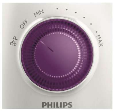 Блендер Philips HR2166/00, белый/фиолетовый