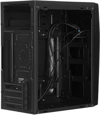 Корпус Digma DC-MATX102-U2, черный, mATX, Без БП (DC-MATX102-U2)