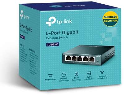 Коммутатор TP-LINK TL-SG105 5 портов (5x 1Gbs) (TL-SG105)