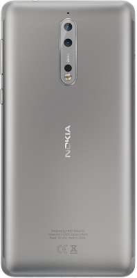 Смартфон Nokia 8 DS, 64GB, Steel (наушники беспроводные JBL V310BT)