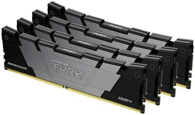 Набор памяти DDR4 DIMM 4x8Gb DDR3600 Kingston FURY Renegade Black (KF436C16RB2K4/32)