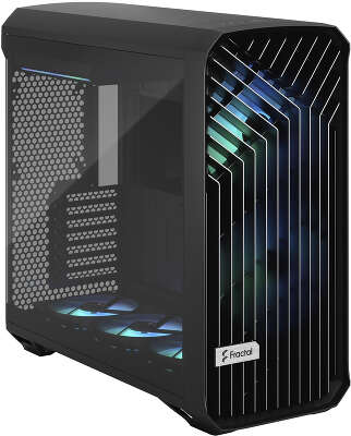 Корпус Fractal Design Torrent Black RGB TG Light Tint, черный, EATX, Без БП (FD-C-TOR1A-04)