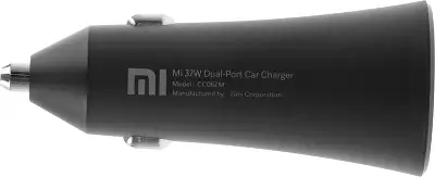 Автомобильное зар./устр. Xiaomi Mi 37W Dual-Port Car Charger 37W 3A+2A 2xUSB универсальное черный (GDS4147GL)