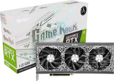 Видеокарта Palit NVIDIA nVidia GeForce RTX 3080 GameRock 12GB LHR 12Gb DDR6X PCI-E HDMI, 3DP