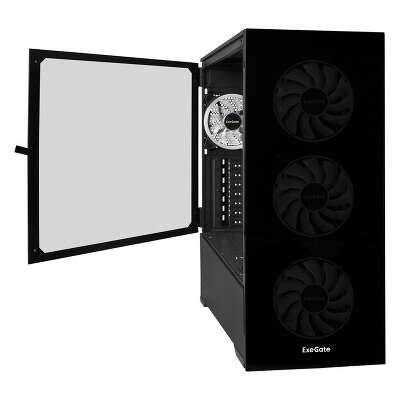 Корпус ExeGate i3 MAX-PPX800, черный, EATX, 800W (EX295113RUS)