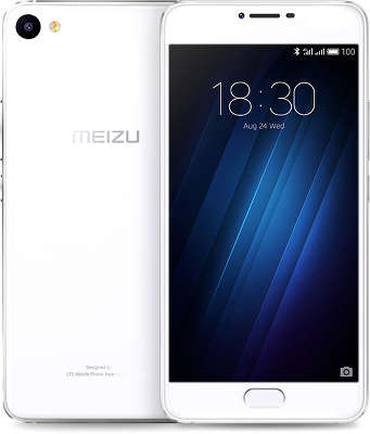 Смартфон Meizu U10 16Gb Silver/White