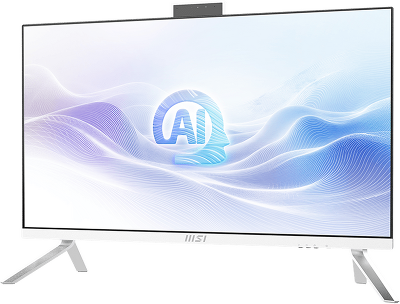 Моноблок MSI Modern AM273Q AI AiO 27" WQHD (2560x1440)IPS AG Non-touch, Core Ultra 5 125U (1.3GHz), 16Gb DDR5(2*8GB), 512GB SSD M.2, Intel UHD, WiFi, BT, camera, WirelessKB&mouse Eng/Rus, No OS,1y,White