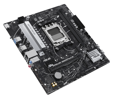 Материнская плата ASUS PRIME B650M-R, AM5, B650, 2*DDR5, 4*SATA, 2*M.2, 2*USB 3.2, 4*USB 2.0, 2*PCIx16, 1*PCIx1, HDMI, mATX; 90MB1H30-M0EAY0