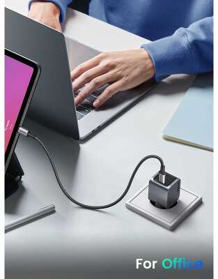 Зарядное устройство UGREEN X703 (35006) Nexode Pro 30W PD GaN Tech Charger EU. Цвет: серый