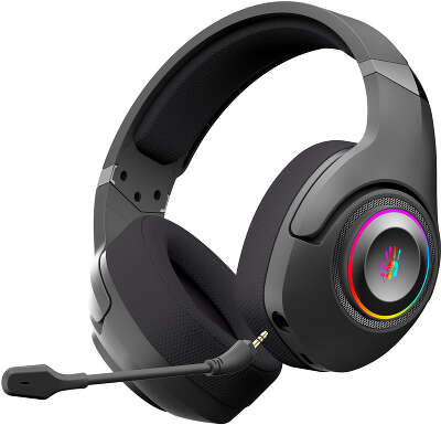 Наушники с микрофоном A4Tech Bloody GR270 черный 1.5м мониторные BT/Radio оголовье (GR270)