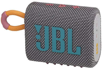 Колонка порт. JBL GO 3 серый 4.2W 1.0 BT (JBLGO3GRY)