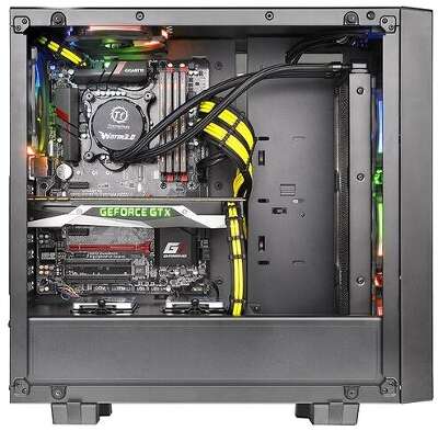 Корпус Thermaltake Core G21 TG, черный, ATX, Без БП (CA-1I4-00M1WN-00)