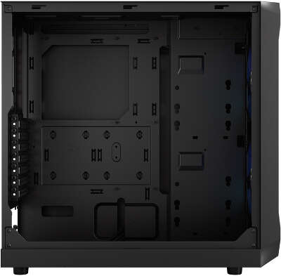Корпус Fractal Design Focus 2 RGB Black TG Clear Tint, черный, ATX, Без БП (FD-C-FOC2A-03)