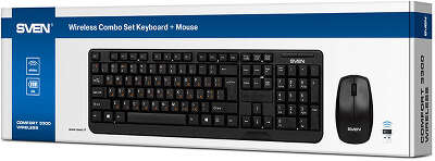 Беспроводной набор клавиатура+мышь SVEN Comfort 3300 Wireless