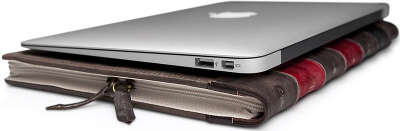 Кожаный чехол Twelve South BookBook для MacBook 12", коричневый [12-1507]