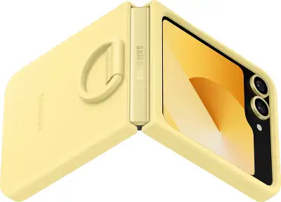 Чехол (клип-кейс) Samsung для Samsung Galaxy Z Flip6 Silicone Case Flip 6 (F741) желтый (EF-PF741TYEGRU)