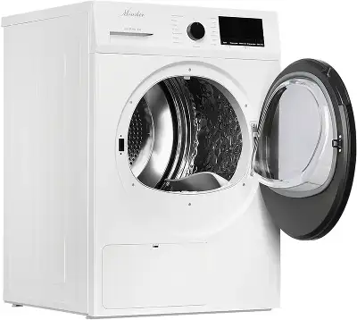 Сушильная машина MONSHER/ Сушильная машина MONSHER, отдельностоящая, фронтальная, 15 программ, загрузка 9 кг, 1400 об/мин, кнопочное управление, отложенный старт, блокировка от детей, энергоэффективность А++, цвет белый