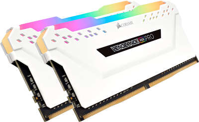 Набор памяти DDR4 DIMM 2x8Gb DDR2666 Corsair Vengeance RGB PRO (CMW16GX4M2A2666C16W)