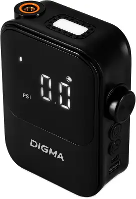 Автомобильный компрессор Digma QBK-120B шланг 0.2м