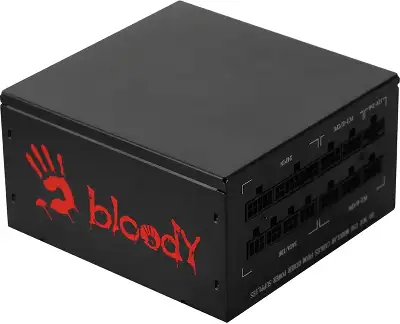 Блок питания Bloody ATX 1000W BD-PS1000G 80+ gold (20+4pin) APFC 140mm fan 12xSATA Cab Manag RTL