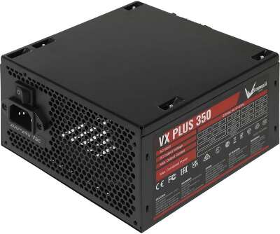 Блок питания FORMULA (AEROCOOL) 350W VX PLUS 350 (ATX, 20+4P, 2хMolex, 2xSATA, 120mm fan) (VX PLUS 350 (F))