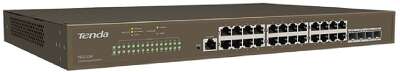 TENDA TEG5328F Коммутатор L3 управляемый в стойку 24-Ports 10/100/1000Base-T +  4-Ports 1000 Base-X SFP