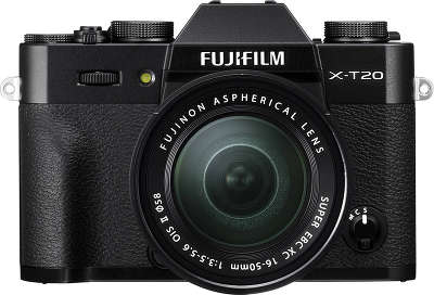 Цифровая фотокамера Fujifilm X-T20 Black Double kit (XC 16-50 f/3.5-5.6 OIS II, XC 50-230 мм f/4.5-6.7 OISII)