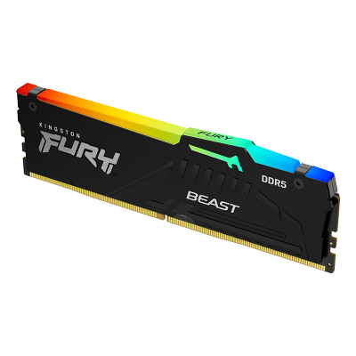 Оперативная память Kingston 32GB 5200MT/s DDR5 CL40 DIMM FURY Beast RGB XMP