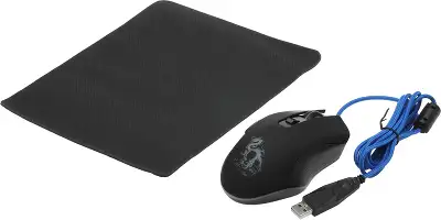 Мышь Defender Sky Dragon GM-090L черный оптическая 3200dpi USB для ноутбука 6but (52090)