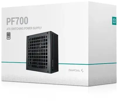 Блок питания Deepcool ATX 700W PF700 80 PLUS WHITE (20+4pin) APFC 120mm fan 6xSATA RTL