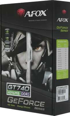 Видеокарта AFOX NVIDIA nVidia GeForce GT 740 4Gb DDR3 PCI-E VGA, DVI, HDMI