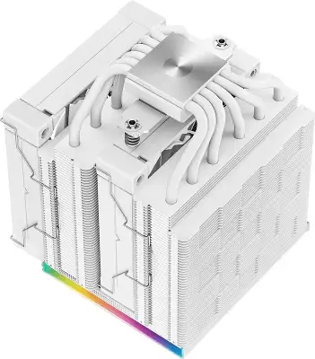 Устройство охлаждения(кулер) Deepcool AK620 Digital Soc-AM5/AM4/1200/1700/1851 белый 4-pin 28dB Al+Cu LCD 260W 1486gr Ret (R-AK620-WHADMN-G)