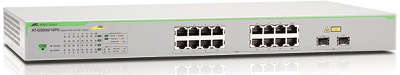 Коммутатор Allied Telesis (AT-GS950/16PS-50) 16-портов 10/100/1000BASE-T PoE+/SFP