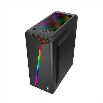 Корпус 1STPLAYER RAINBOW R3, черный, ATX, Без БП (R3-3R1)